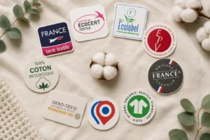 illustration label du coton