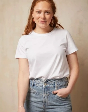 photo produit du t-shirt gaby blanc de Lamahieu