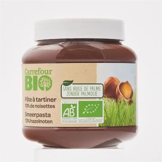 Pâte à tartiner Carrefour Bio