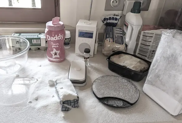 Accident avec les boîtes pop oxo
